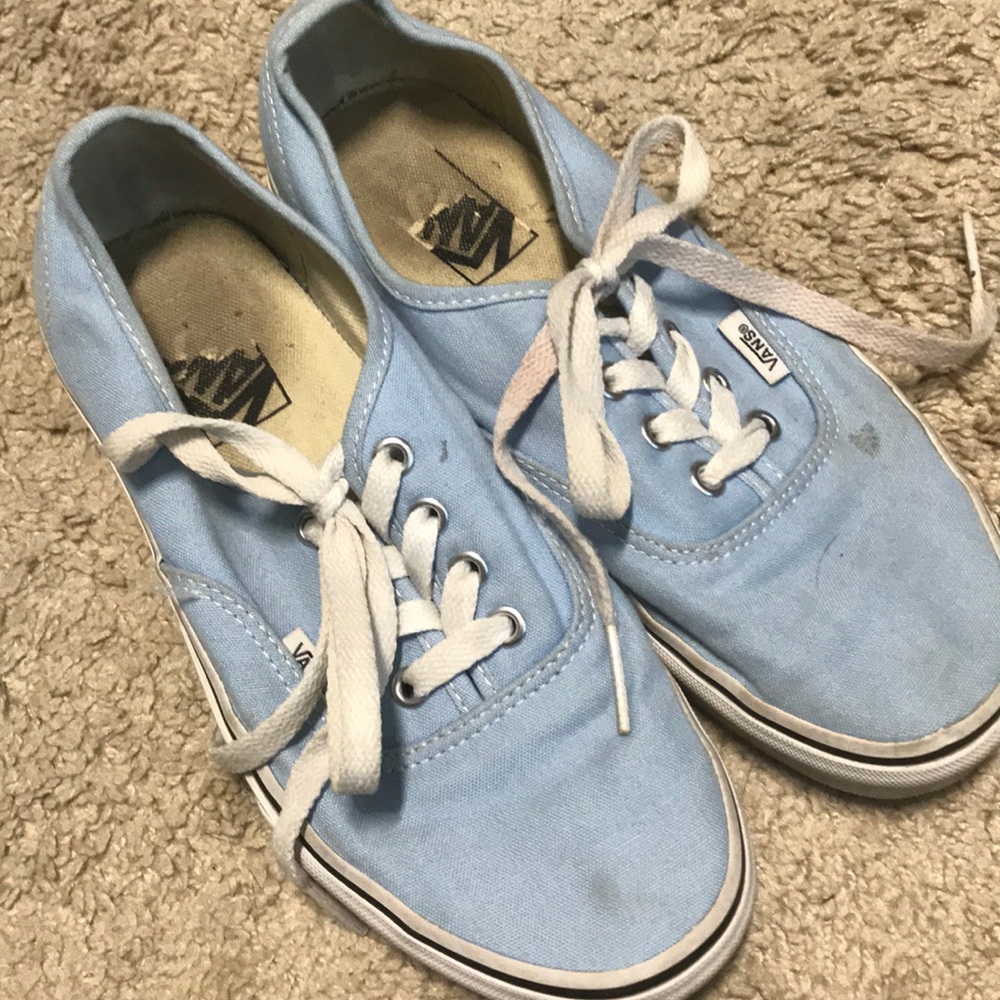 Light blue vans